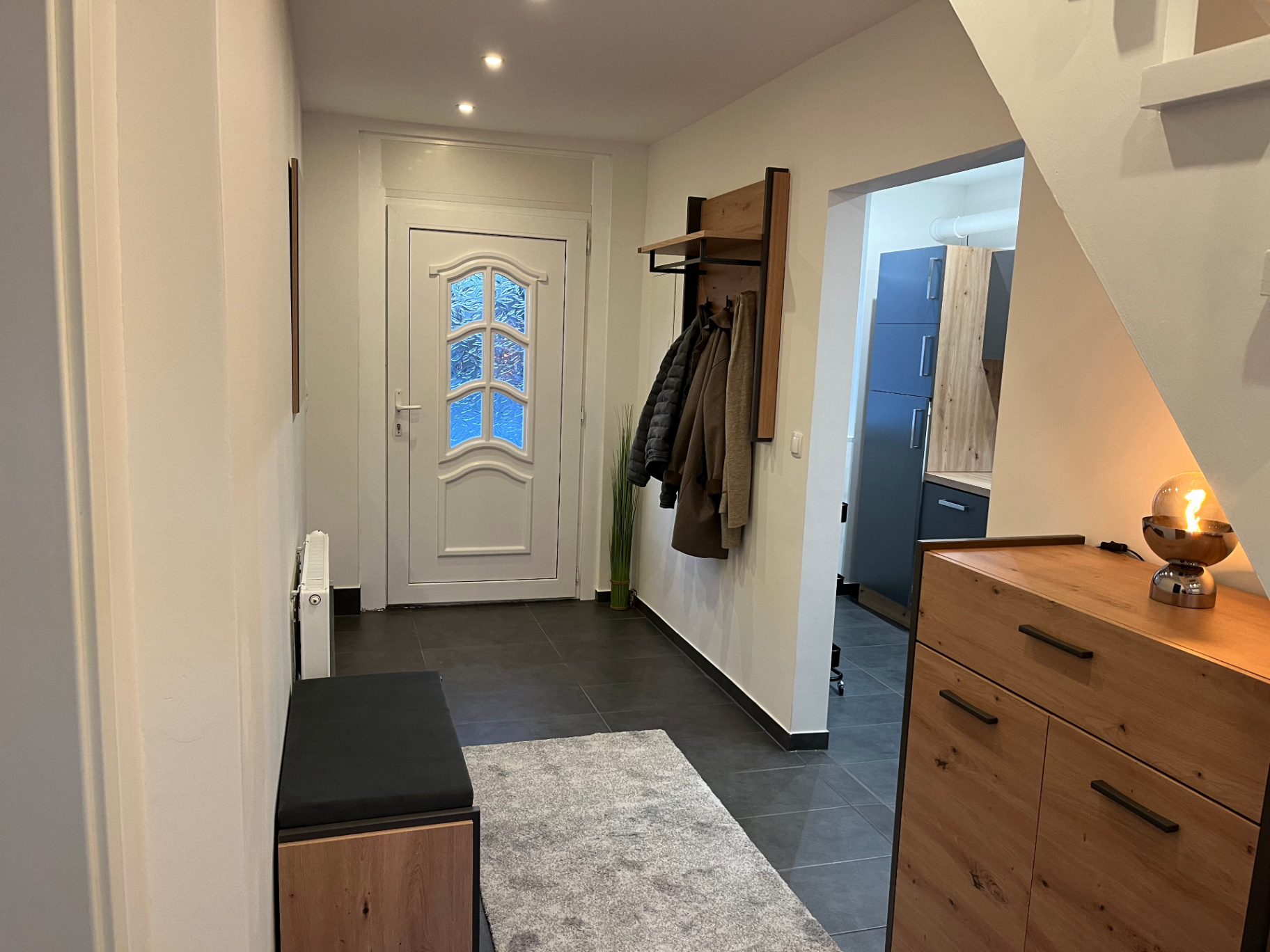 Eingangsbereich mit Garderobe der Meerzeit