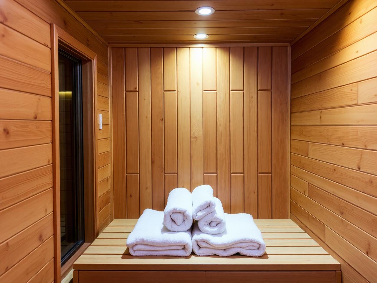 Eigene Sauna auf der Galerieebene
