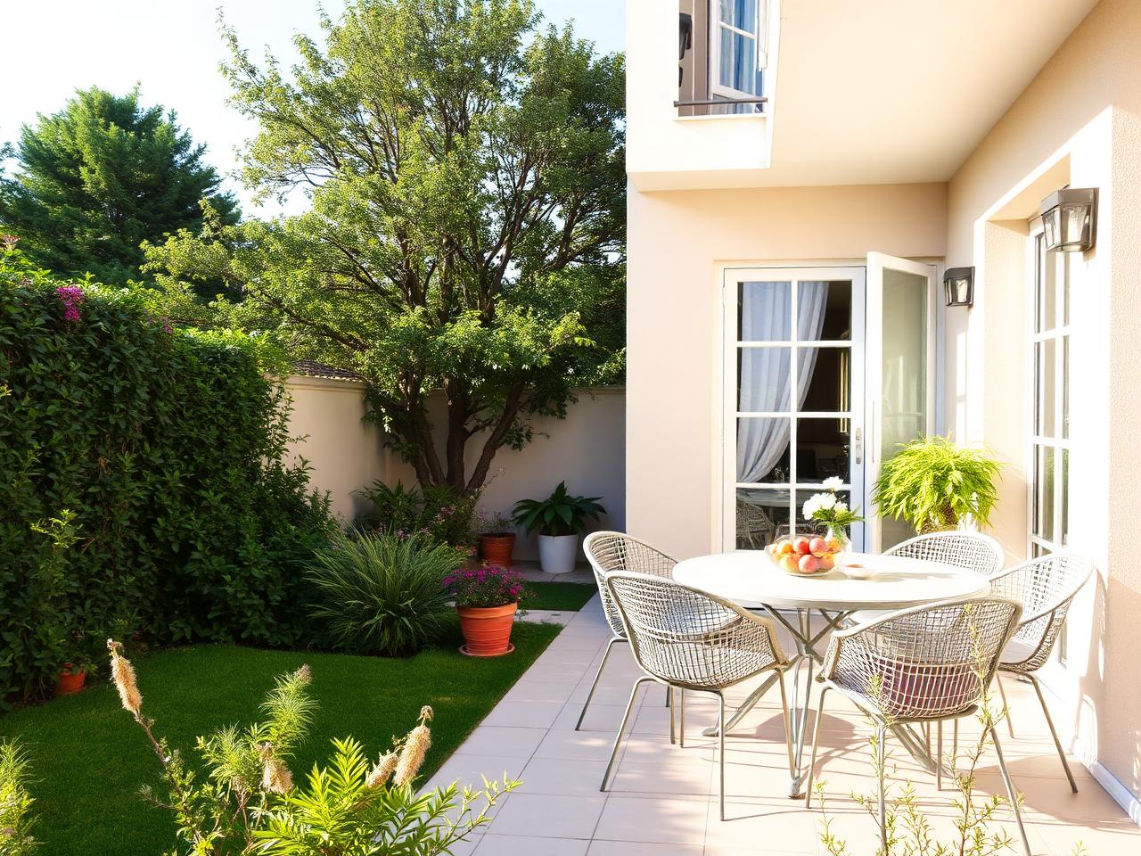 Garten und Terrasse der Meerzeit